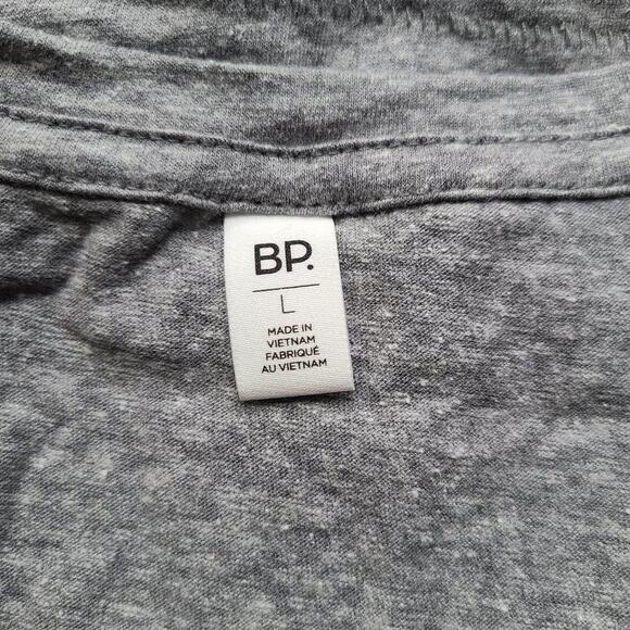 BP Vneck Basic Tshirt Tee Gray Large - Picture 5 of 7